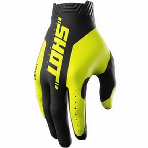 Rękawice motocrossowe Shot Lite Skin fluo yellow