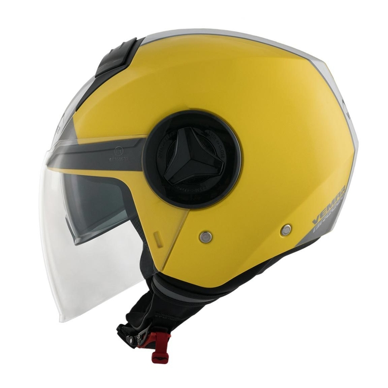 Otwarty kask motocyklowy Vemar Breeze Street żółto-biało-szaro-czarny