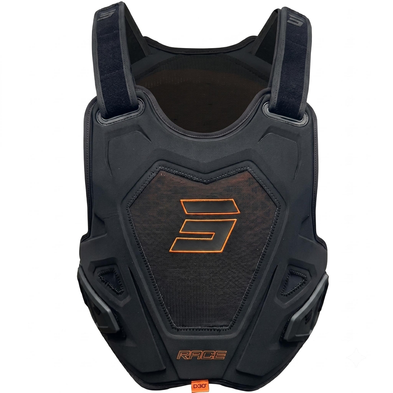 Ochraniacz klatki piersiowej Shot Race Evo D3O® w kolorze czarnym