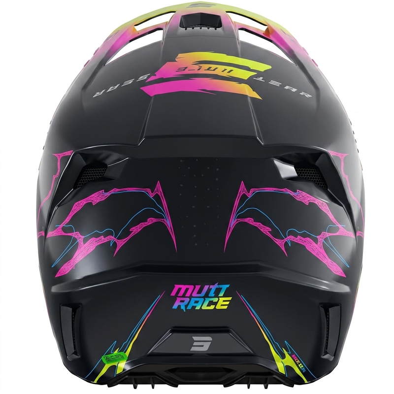 Kask motocrossowy Shot Speed Rac perłowo-niebieski