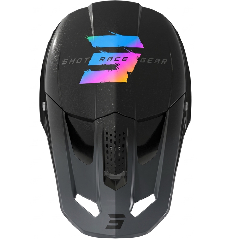 Kask motocrossowy Shot Speed Rac Kids Pearl Black