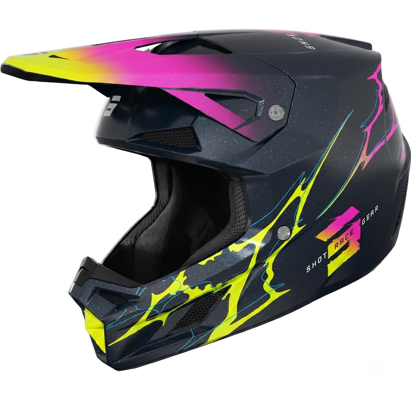 Kask motocrossowy Shot Speed Rac Kids Pearl Blue