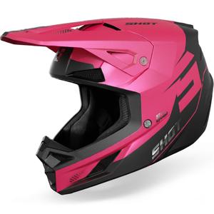 Kask motocrossowy Shot Speed S matowy różowy