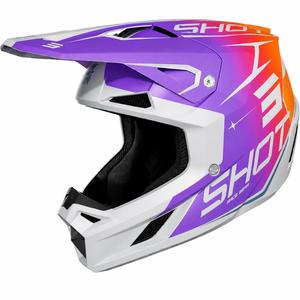 Kask motocrossowy Shot Speed Side matowy fioletowy