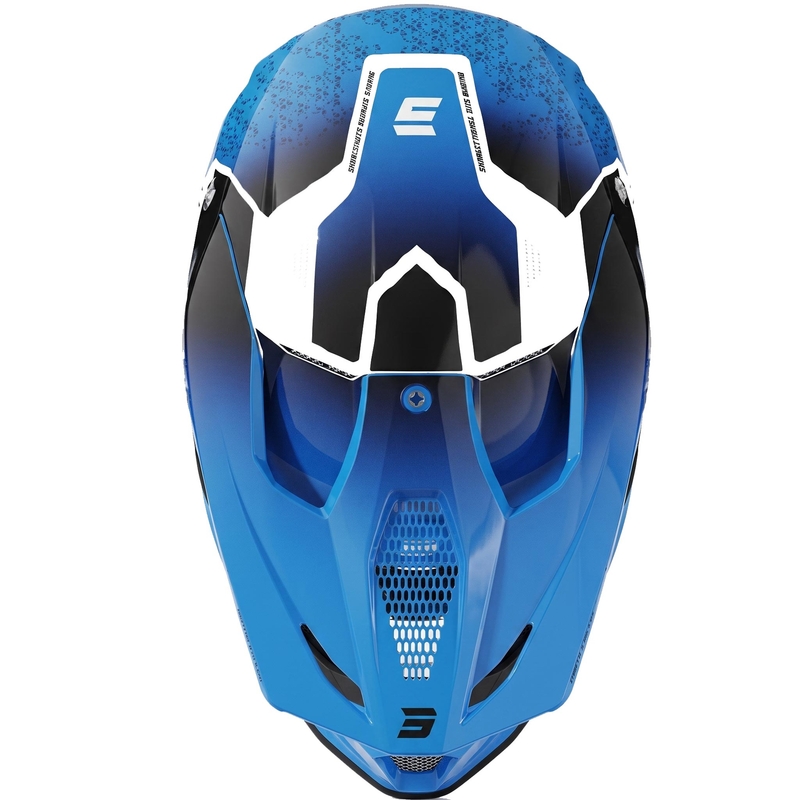 Kask motocrossowy dla dzieci Shot Furious Stream Glossy Blue