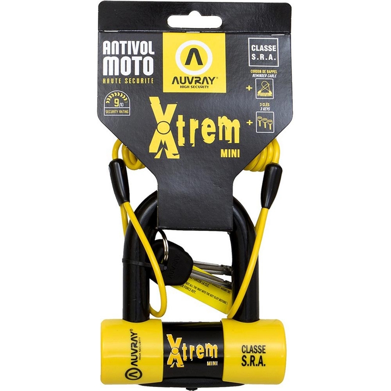 Blokada tarczy hamulcowej Auvray XTREM Mini 16 mm żółta