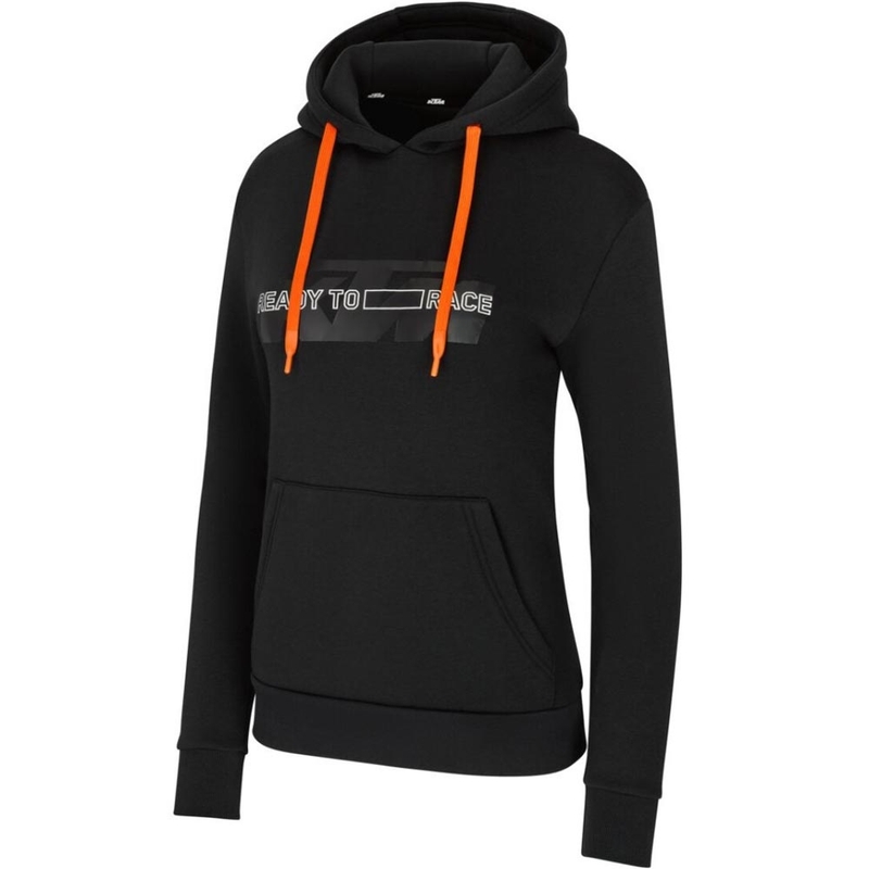 Bluza damska z logo KTM w kolorze czarnym