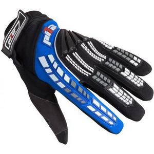 Motocrossowe rękawice Pilot czarno/niebieskie