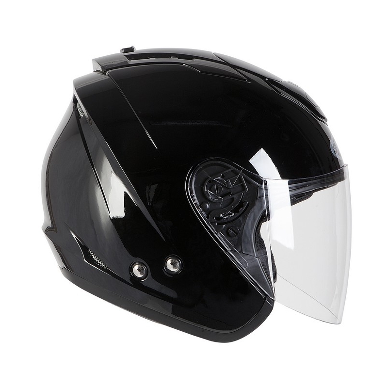 Otwarty kask motocyklowy Ozone A802 czarny-połysk wyprzedaż