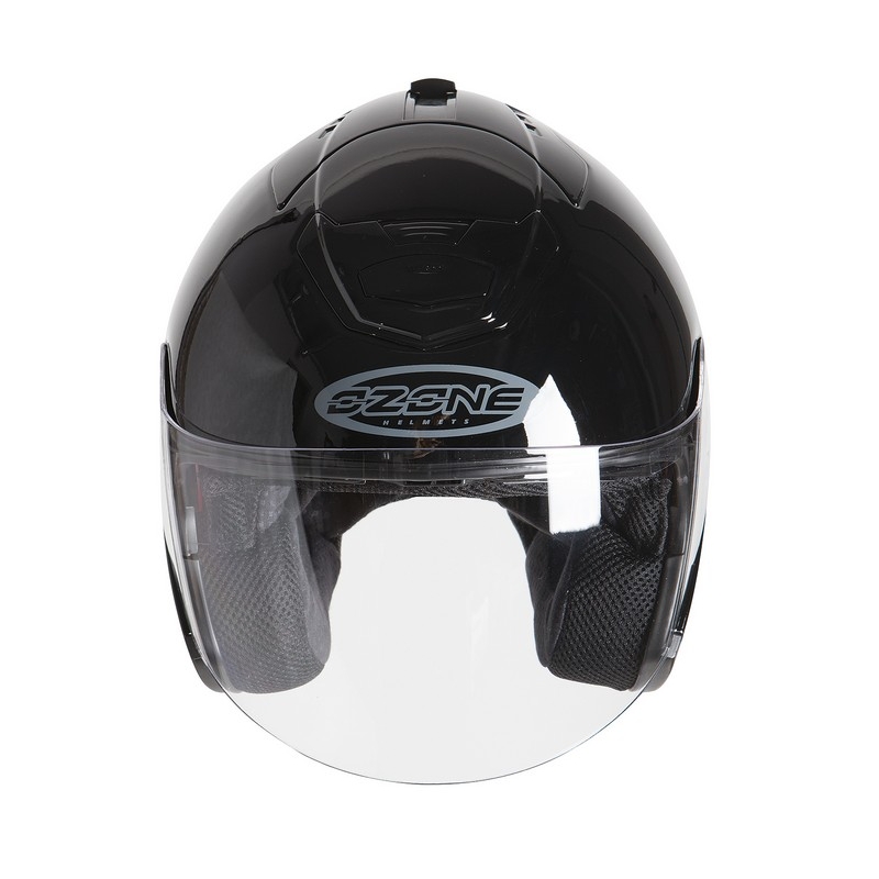 Otwarty kask motocyklowy Ozone A802 czarny-połysk wyprzedaż