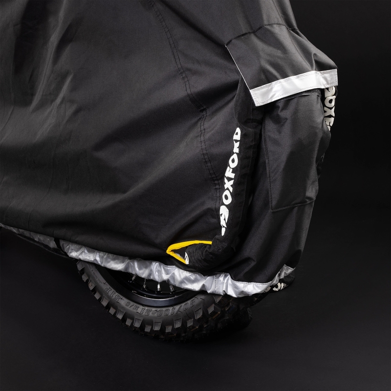 Pokrowiec motocyklowy Oxford Stormex Pro (z bagażnikiem) czarny