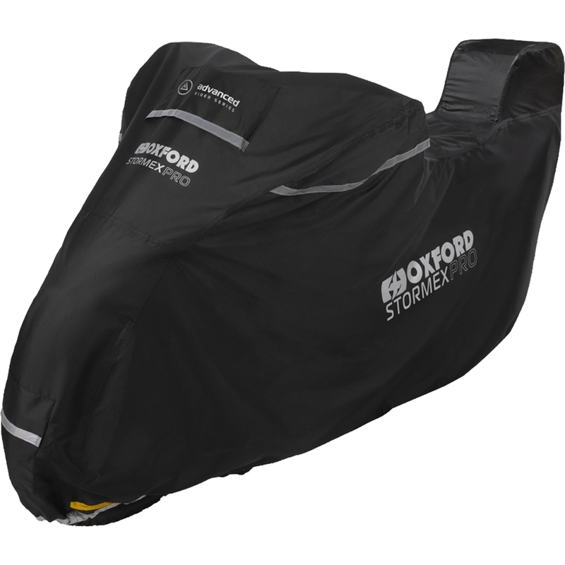 Pokrowiec motocyklowy Oxford Stormex Pro (z bagażnikiem) czarny