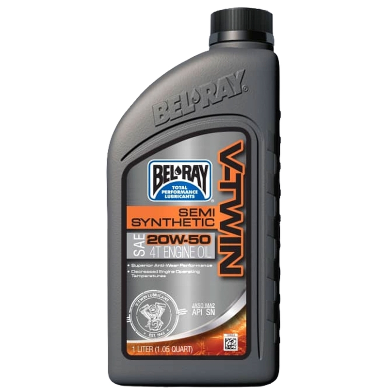 Engine oil Bel-Ray V-TWIN SEMI SYNTHETIC 20W-50 1 l