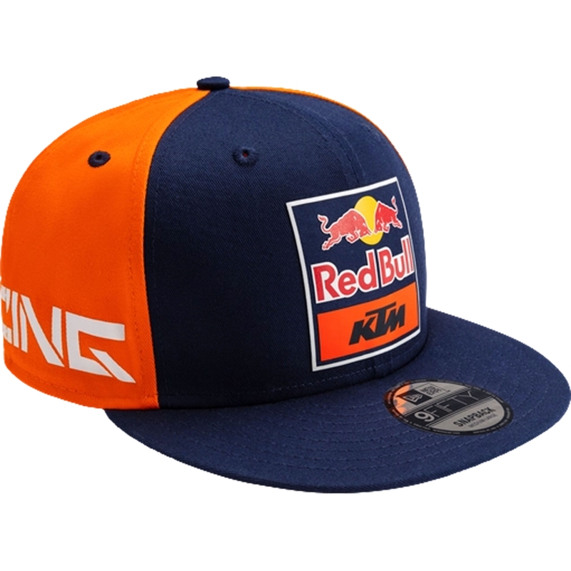 Czapka z prostym daszkiem KTM Replica niebiesko-pomarańczowa