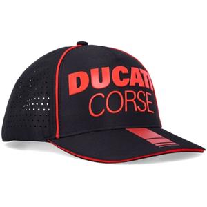 Ducati Laser Performance Midvisor Cap czarno-czerwony