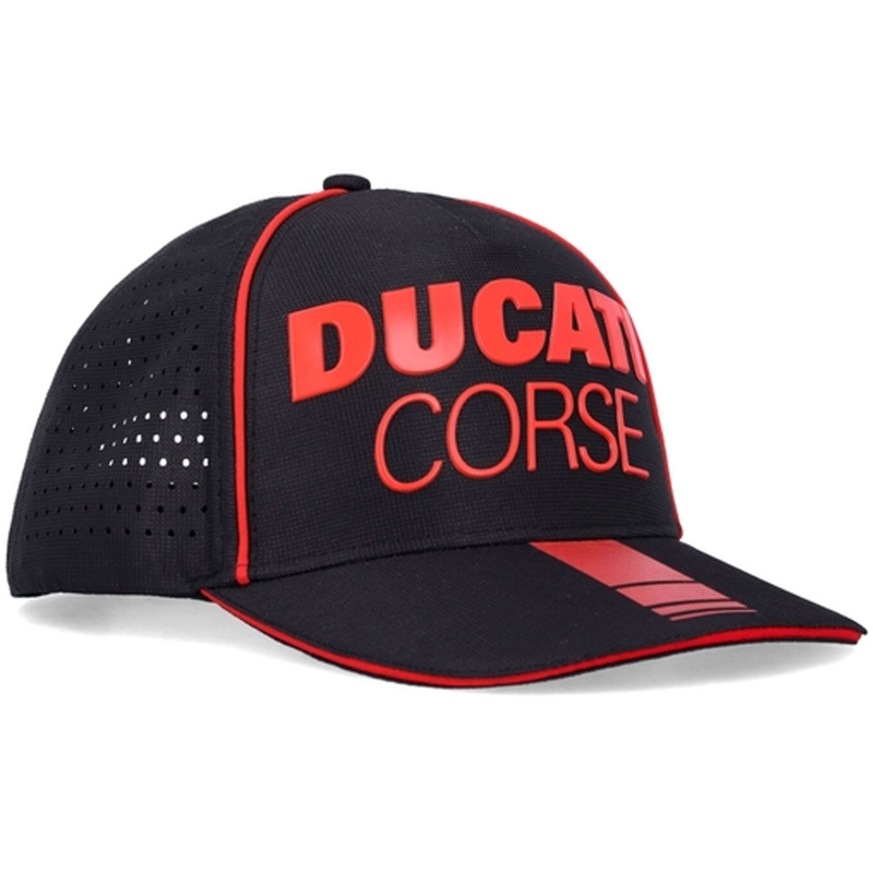 Ducati Laser Performance Midvisor Cap czarno-czerwony