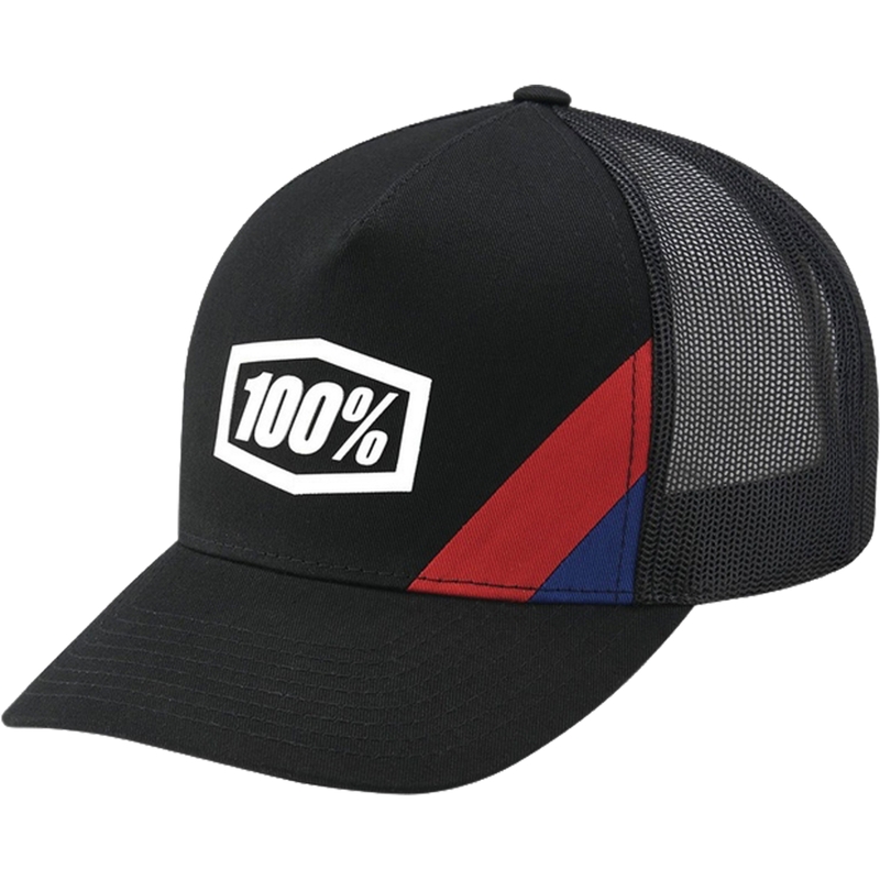 Czapka z daszkiem typu Trucker 100% Cornestone X-Fit w kolorze czarnym
