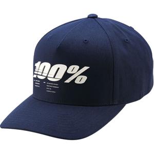 Czapka z daszkiem 100% Staunch Snapback w kolorze niebieskim