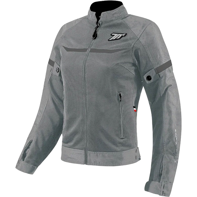 Kurtka motocyklowa damska Seventy Degrees SD-JR30.2 Mojave jasnoszara