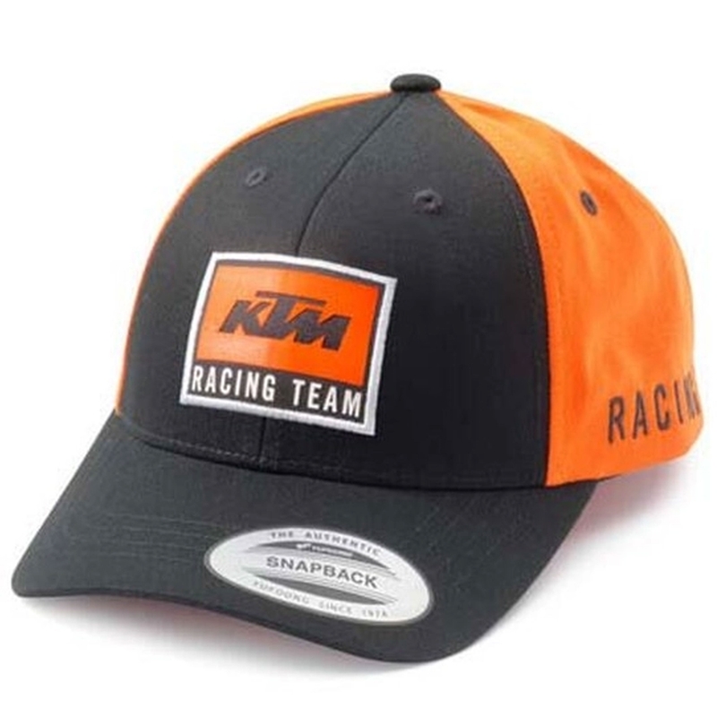 KTM Kids Team Curved Cap OS czarno-pomarańczowa