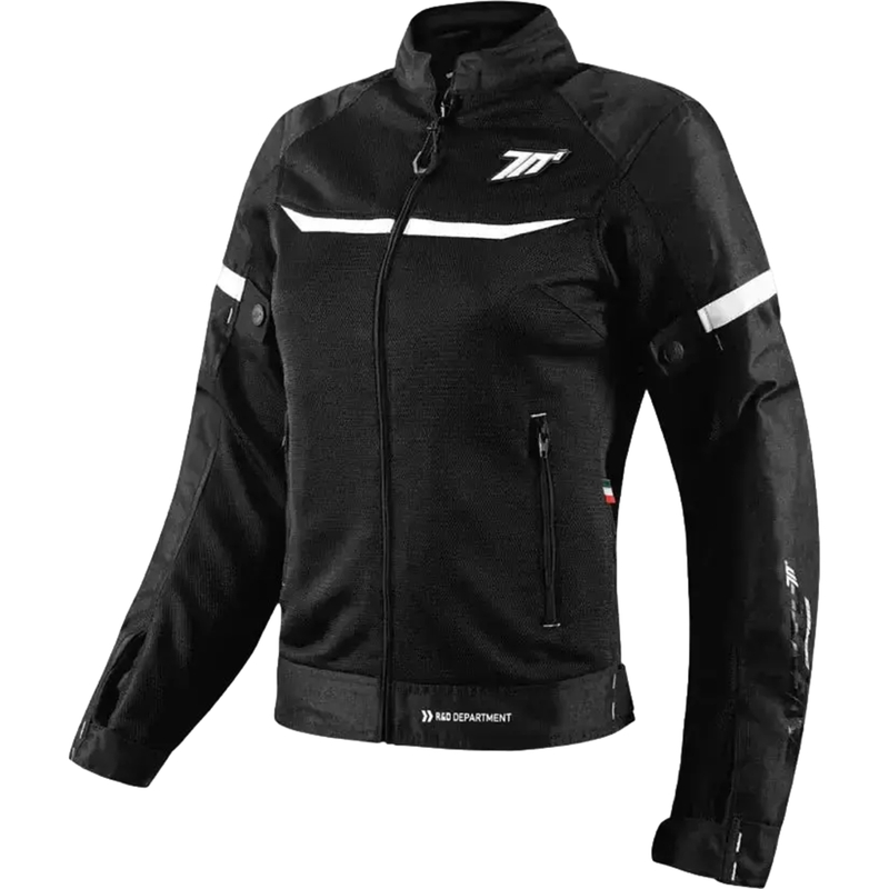Damska kurtka motocyklowa SEVENTY DEGREES SD-JR30.2 Mojave czarno-biała