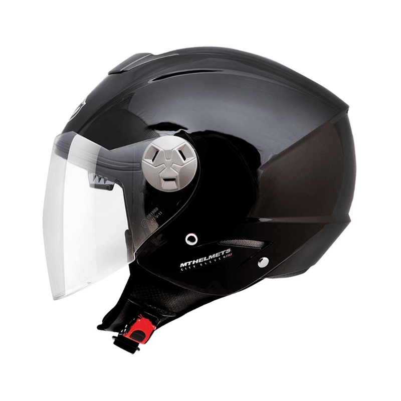 Otwarty kask motocyklowy MT City Eleven SV czarny wyprzedaż