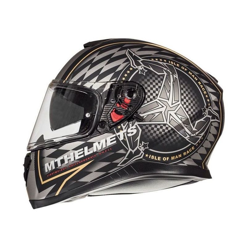Integralny kask motocyklowy MT Thunder 3 SV isle of man - II. jakość