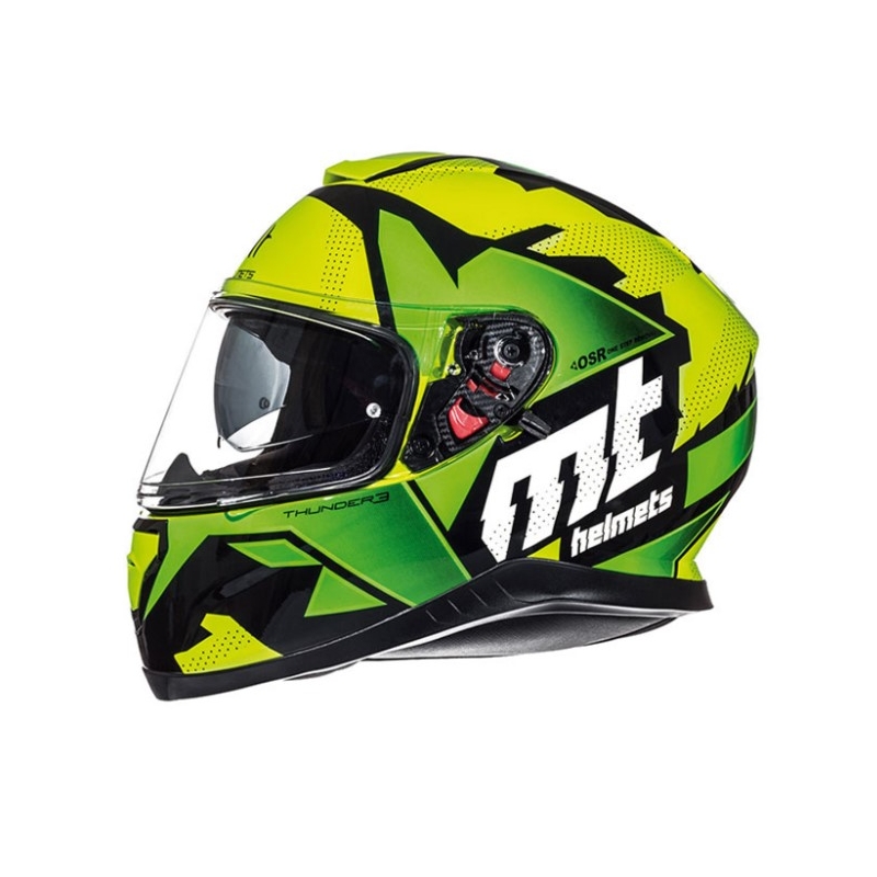 Integralny kask motocyklowy MT Thunder 3 SV Torn fluo żółto-zielony
