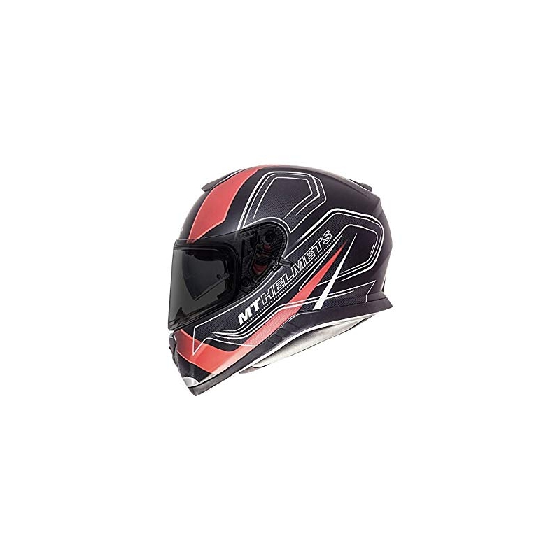 Integralny kask motocyklowy MT Thunder 3 SV Trace czarny matowy-czerwony