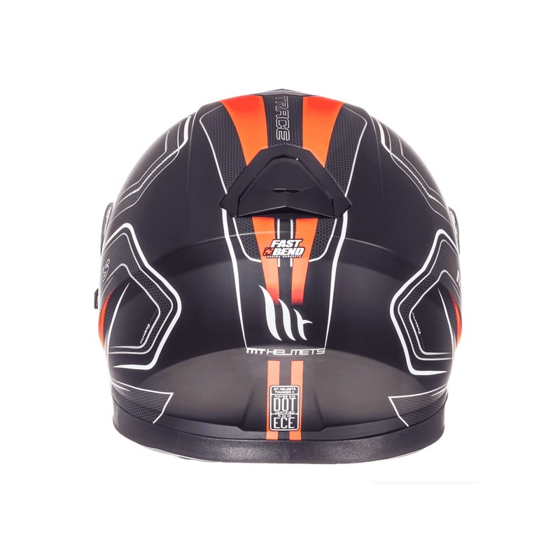Integralny kask motocyklowy MT Thunder 3 SV Trace czarny matowy-fluo pomarańczowy wyprzedaż