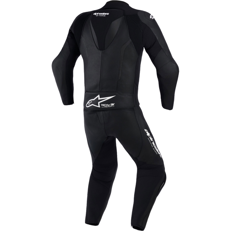 Dwuczęściowy skórzany kombinezon Alpinestars GP Force V2 czarno-biały