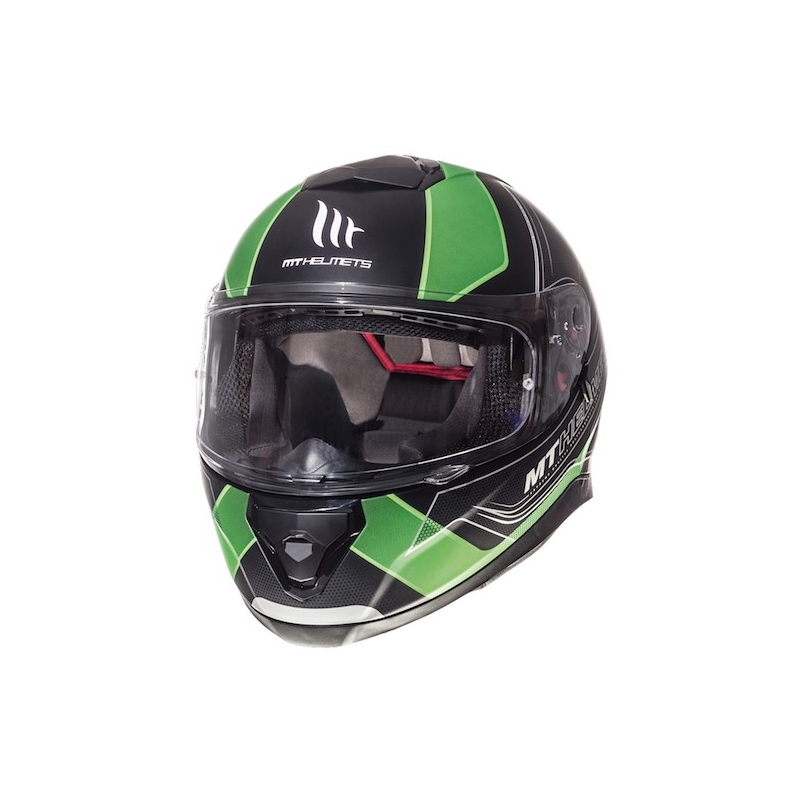 Integralny kask motocyklowy MT Thunder 3 SV Trace czarny matowy-fluo zielony wyprzedaż
