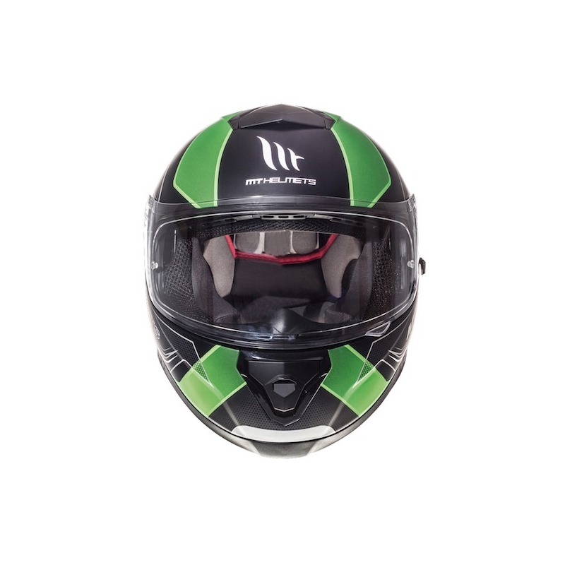 Integralny kask motocyklowy MT Thunder 3 SV Trace czarny matowy-fluo zielony wyprzedaż