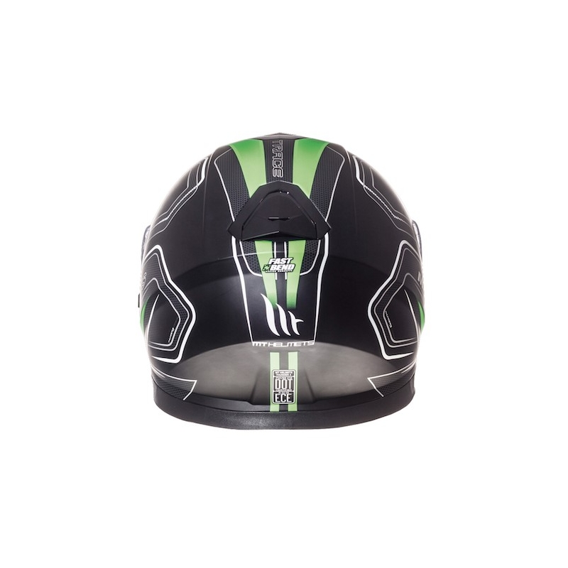 Integralny kask motocyklowy MT Thunder 3 SV Trace czarny matowy-fluo zielony wyprzedaż
