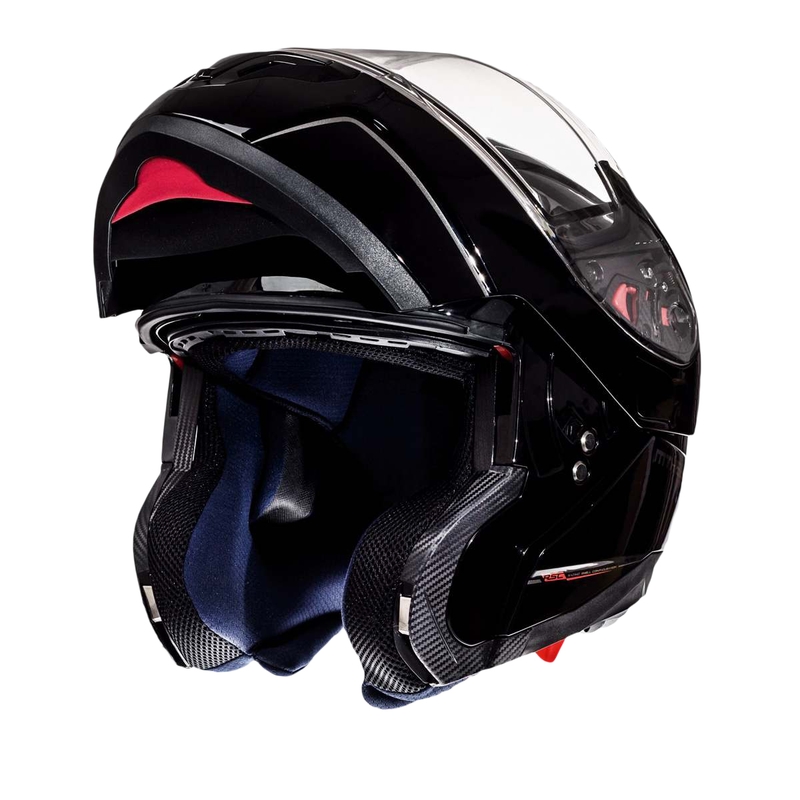Szczękowy kask motocyklowy MT Atom czarny wyprzedaż