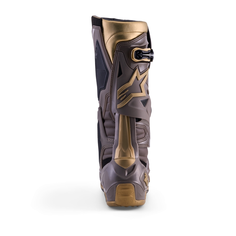 Buty motocyklowe Alpinestars TECH 10 Limited Edition AIR GOLD w kolorze brązowo-złotym