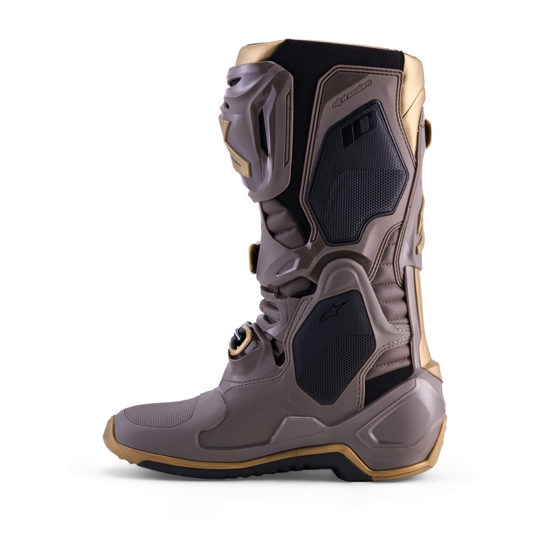 Buty motocyklowe Alpinestars TECH 10 Limited Edition AIR GOLD w kolorze brązowo-złotym