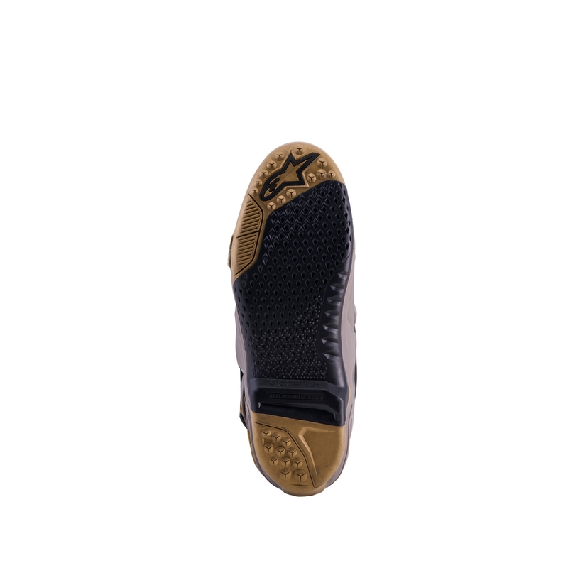Buty motocyklowe Alpinestars TECH 10 Limited Edition AIR GOLD w kolorze brązowo-złotym