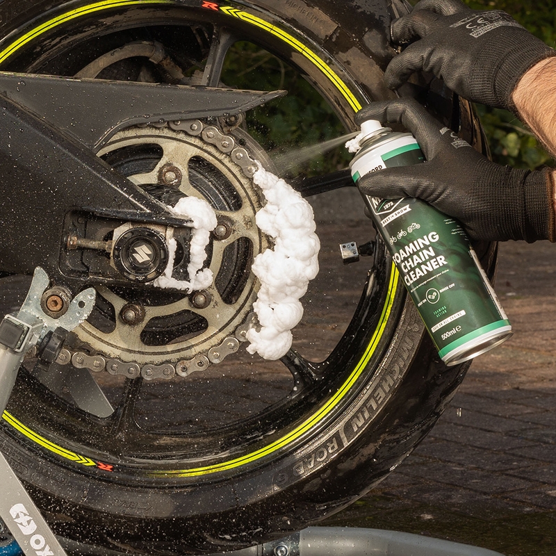 Pianka do czyszczenia łańcuchów motocyklowych/rowerów MINT 500 ml