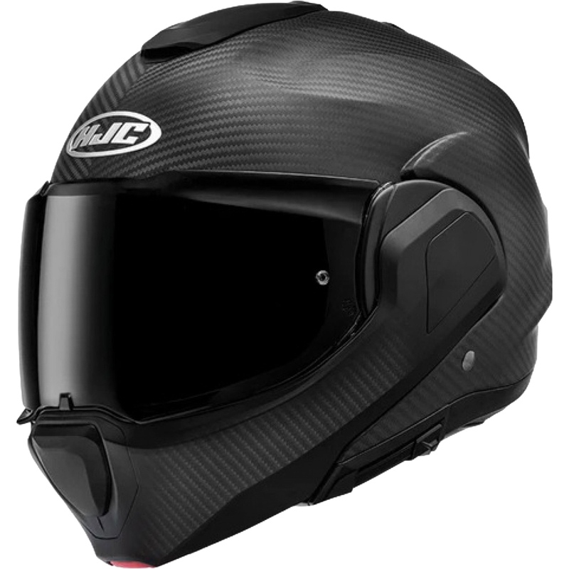 Kask motocyklowy typu flip-up HJC F100 CARBON matowy czarny