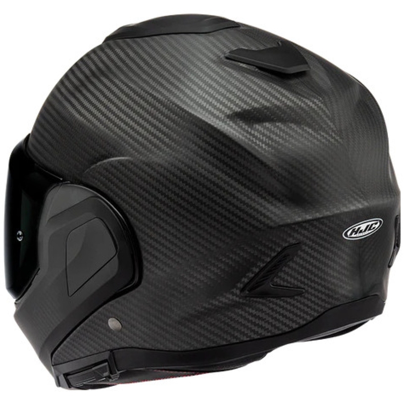 Kask motocyklowy typu flip-up HJC F100 CARBON matowy czarny