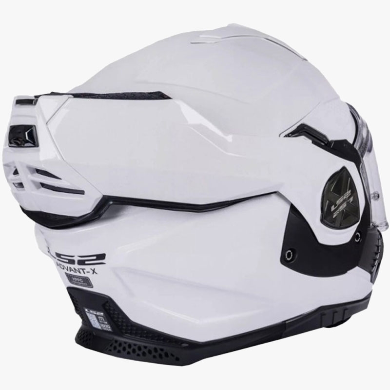 LS2 FF901 Advant X Solid White Składany kask motocyklowy