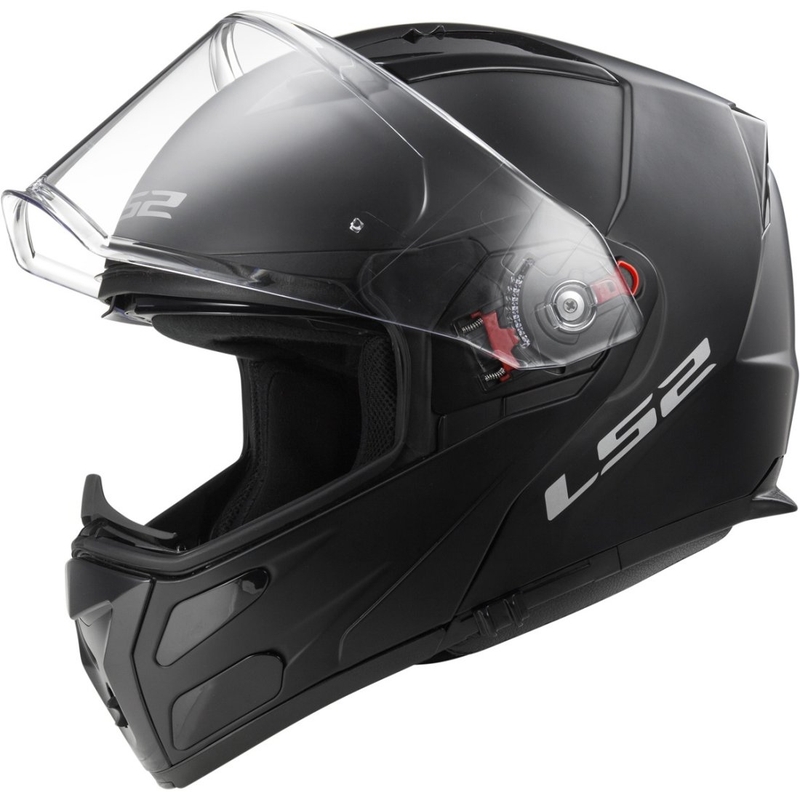 Szczękowy kask motocyklowy LS2 FF324 Metro czarny matowy