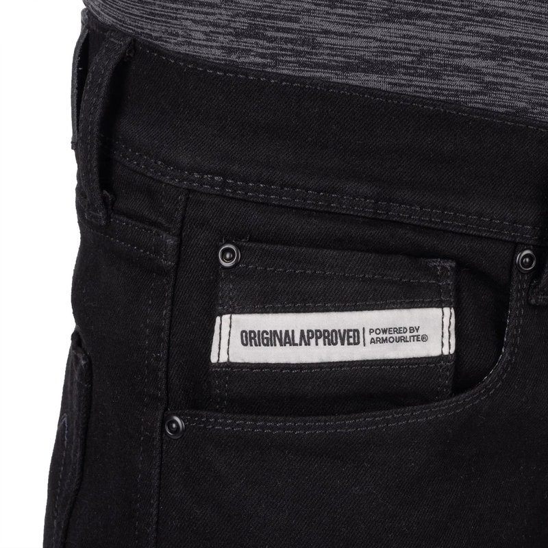 Jeansy motocyklowe Oxford Original Approved Tailor AA w kolorze czarnym