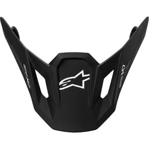 Wizjer do kasku Alpinestars Supertech S-M7 Solid w kolorze czarnym