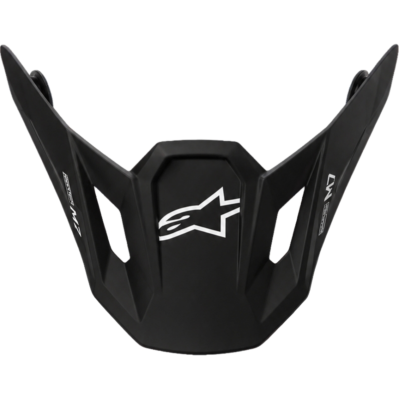 Wizjer do kasku Alpinestars Supertech S-M7 Solid w kolorze czarnym