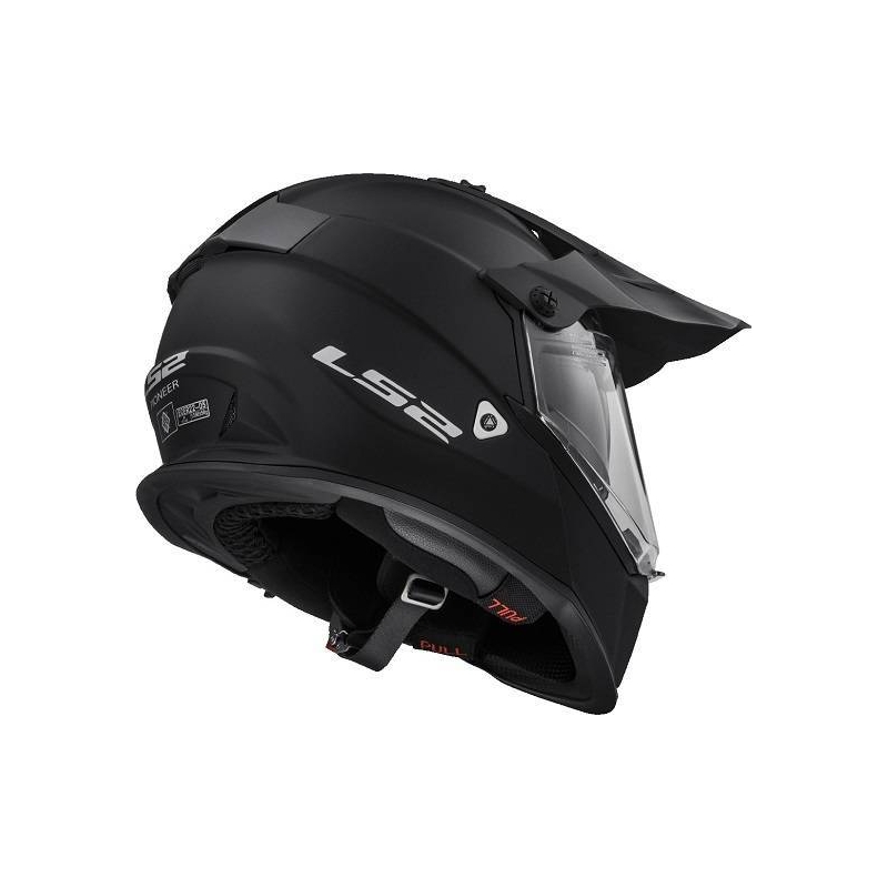 Enduro kask LS2 MX436 Pioneer czarny matowy wyprzedaż