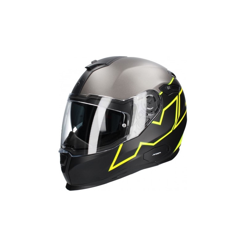 Integralny kask motocyklowy Nexx SX 100 Orion czarno-fluo żółty wyprzedaż