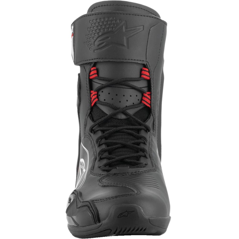 Buty motocyklowe Alpinestars Superfaster czarno-szaro-czerwone