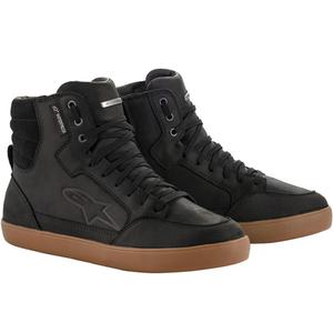 Buty motocyklowe Alpinestars J-6 wodoodporne, czarno-gumowe